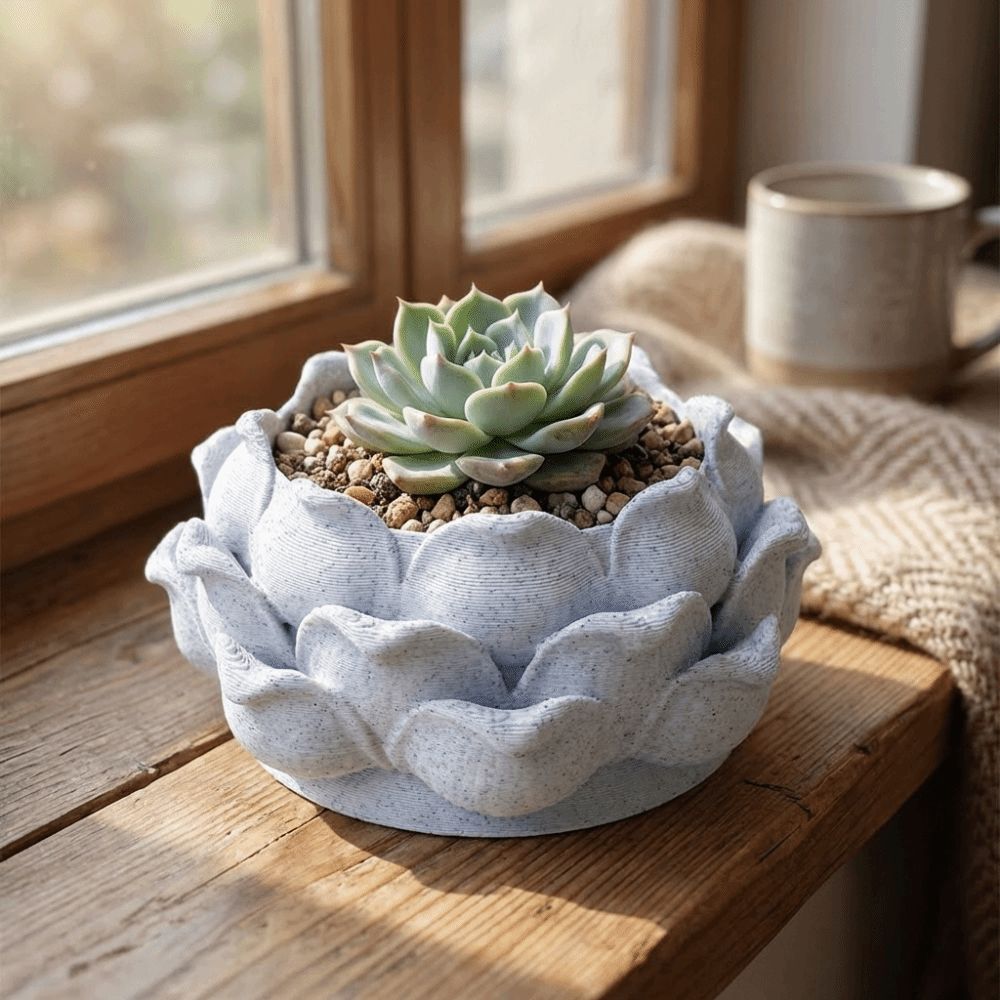 Doniczka na sukulenty w kształ – Echeveria Succulent recenzja i cena